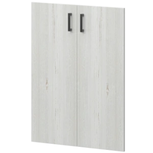 Двери из ЛДСП к широким стеллажам Аргентум НТ-601.2.Ф.Ч Сосна винтер