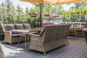 "Кортадо" обеденная группа из искусственного ротангацвет соломенный