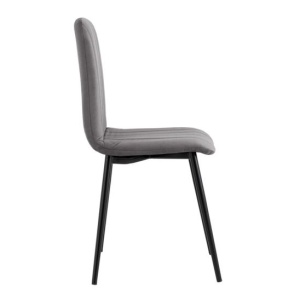 Стул Easy, велюр темно-серый