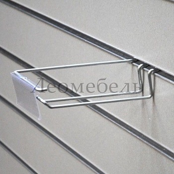 Еврокрючок с ценникодержателем, ЕК326-200 L=200мм, цинк