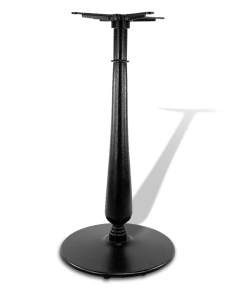 Опора для стола из чугуна круглая высота 110 см, черная, для ресторана, модель 3005H барное