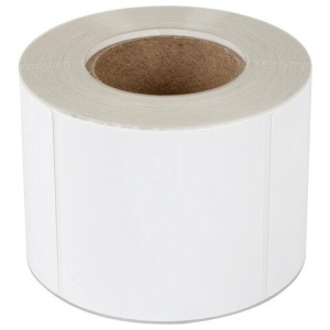 Термоэтикетки ТОП, 58х60 мм, 500 этикеток в ролике, прозрачная подложка из пленки, 114499