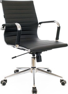Кресло Everprof Leo T Экокожа Черный