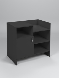 Прилавок под кассу "ЭКОНОМ" №1 (900мм), Черный