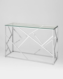Консоль АРТ ДЕКО 120х40 серебро