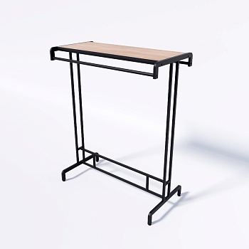 Вешалка-рейл напольная для одежды FORTE-PRO двухсторонний 1400х600