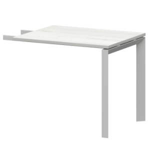 Бриф-приставка на металлокаркасе Аргентум-МП НТМПБ.П-709 Сосна винтер/Белый