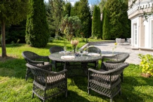 "Эспрессо–150 S" обеденная группа плетеная, цвет графитцвет Графит