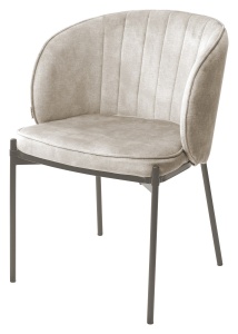 Стул ДИАНА (DIANA) цвет 207 античный бежевый, велюр / латте каркас