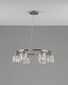 Люстра подвесная Moderli V11684-6P Prismique