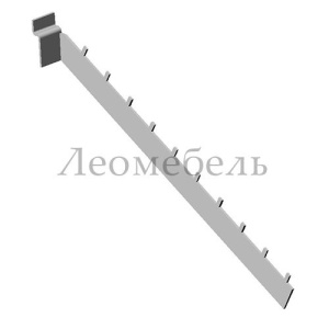 ЕК111/10р Кронштейн наклонный со штырьками хроматированный цинк