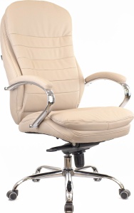 Кресло Everprof Valencia (Валенсия) M Кожа Бежевый
