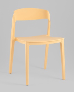 Стул Moris пластик бледно-желтый