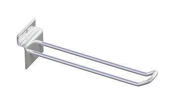 A301c Еврокрючок двойной, длина 150мм d=5mm хром