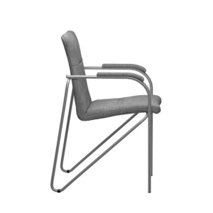 Стул Самба M, рогожка MAKRO 282, каркас серебро