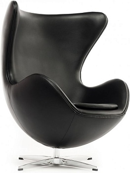 Кресло дизайнерское Egg chair (Arne Jacobsen Style) A219 черный