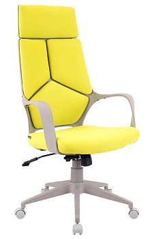 Кресло руководителя Everprof Trio Grey TM Ткань Салатовый