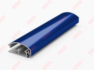 Профиль Клик ПК-25 крашеный синий, паз 3,2 мм, длина 3,10 м