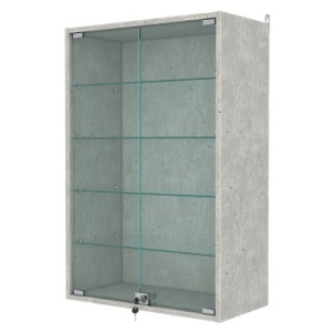 Витрина настенная №2-1АГ, Метрополитан Грей