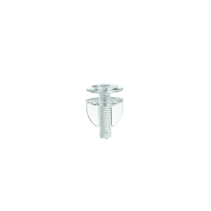 Винт и гайка с ушками VIKING SCREW-18, цвет прозрачный (20 шт. в упаковке)