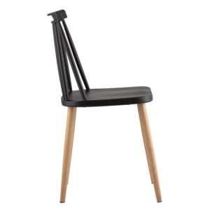 Стул Морган, пластиковый, черный