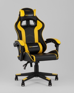 Кресло спортивное TopChairs Shadow черно-желтый цена 10 490 ₽ Кресло спортивное TopChairs Shadow черно-желтый