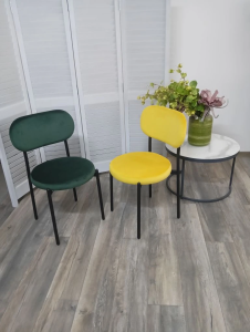 Стул ПАКО H-30 Изумрудный, велюр / черный каркас