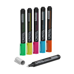 Набор меловых маркеров CRETA COLOUR MIX, 6 цветов