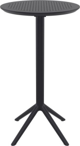 Стол пластиковый барный складной Sky Folding Bar Table 60 черный