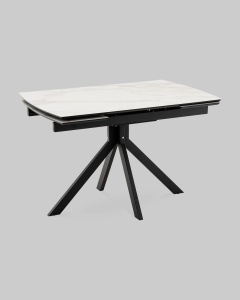 Стол Галац 120*80 см столешница стекло белое