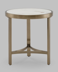 Журнальный столик Адриана 50*50 см светлая керамика