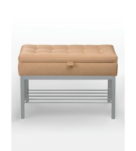 Банкетка Н-76 (серый/персиковый)