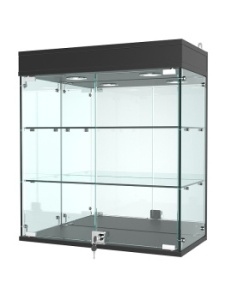 Витрина "АТРИУМ" настенная №1А-5Г, Черный