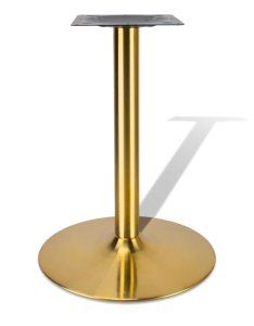 Опора для стола из нержавейки круглая нитрид титана для ресторана, модель 4203 облегченная