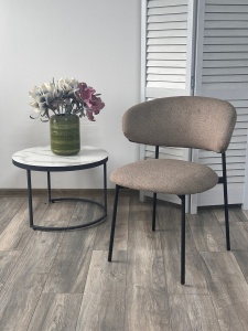 Стул TREND NS05 Капучино, букле / черный каркас,