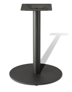 Подстолье металлическое круглое, черное, для кафе, артикул 4007 усиленное