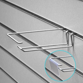 ЕК326-250 Еврокрючок без ценникодержателя, L=250мм, цинк