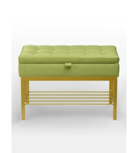 Банкетка Н-76 (золото/салатовый)