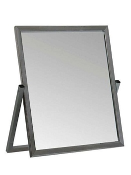 AST-06 (рама - черный муар) Зеркало напольное для обуви раскладное, 550Lx600Нмм, полотно 540х500мм