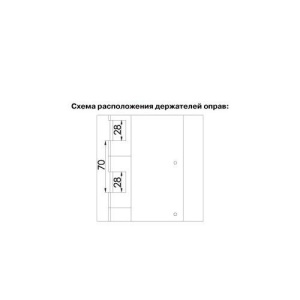 KDC-605 \ Стойка для очков настольная, с замком