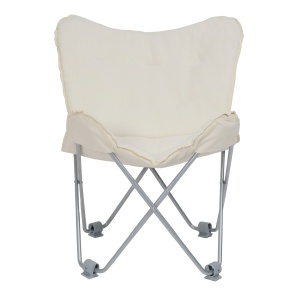 Кресло складное MAGGY, иск. мех -  белый