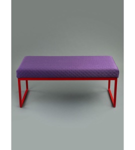 Банкетка Марсей 95-44 (сиреневый/красный)