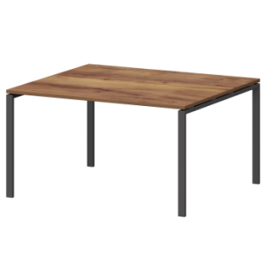 Стол переговорный на металлокаркасе Смарт СМСП-П-14.123.Пр25 Таксония/Антрацит