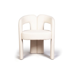 Полукресло Энджи, ткань, велюр молочный