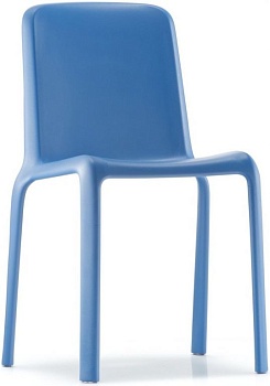 Стул пластиковый Snow синий