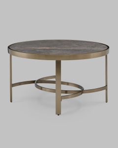 Журнальный столик Адриана 80*80 см серая керамика