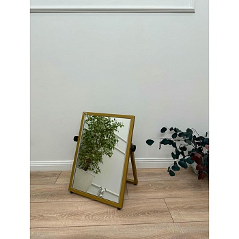 Зеркало напольное обувное (золото)