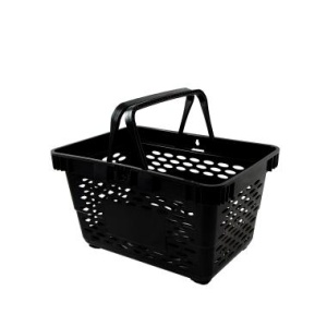 Корзина пластиковая CLASSIC, 20 литров, цвет черный