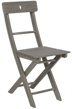 Стул деревянный Grigia серый