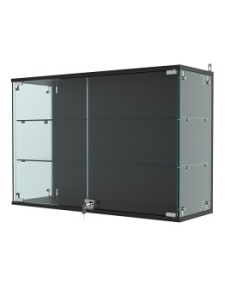 Витрина "АТРИУМ" настенная №3-1Г, Черный